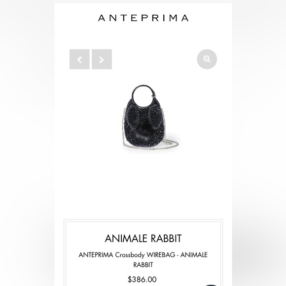 Anteprima rabbit mini tote - Picture 2 of 6